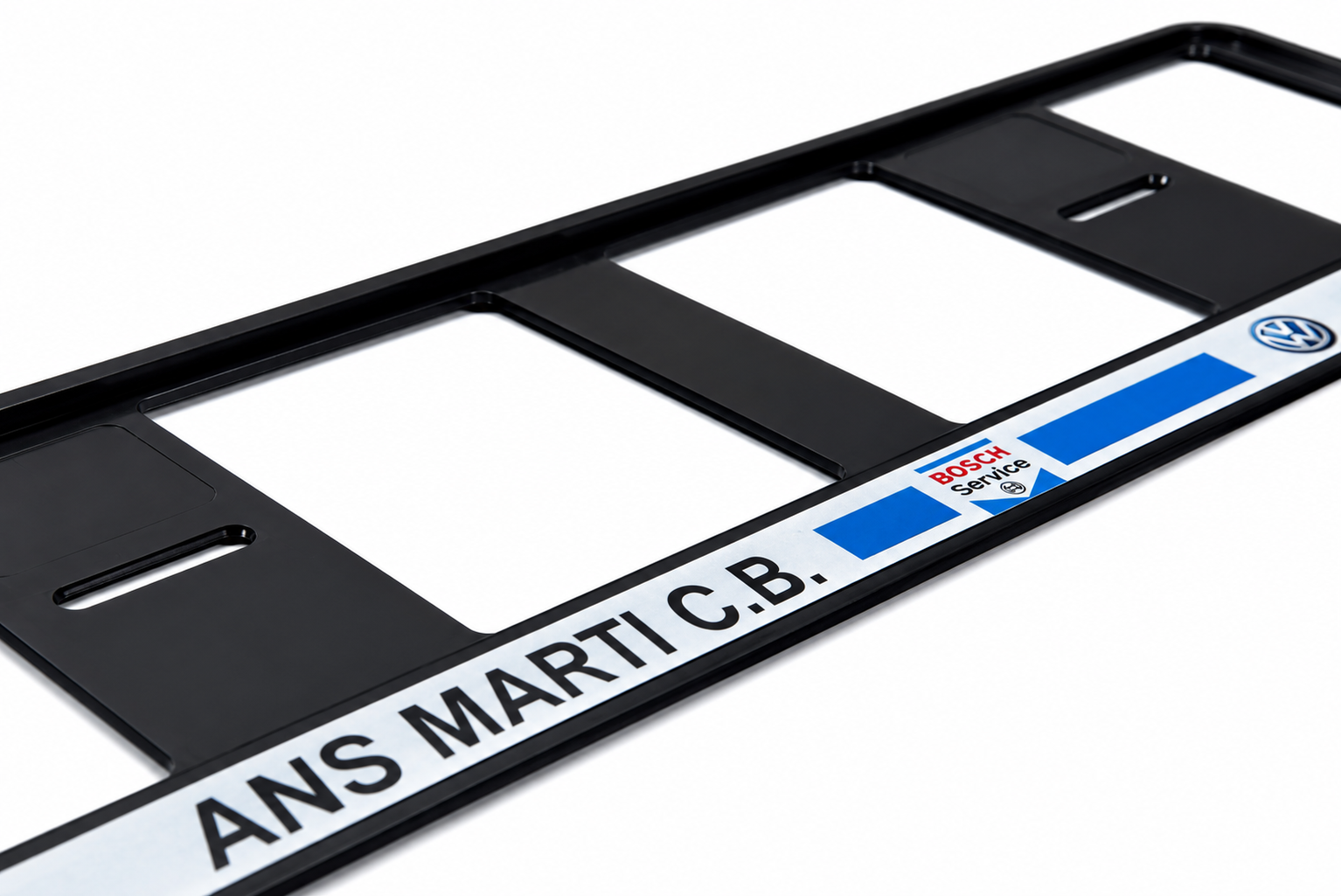 Portamatrículas personalizados para empresas